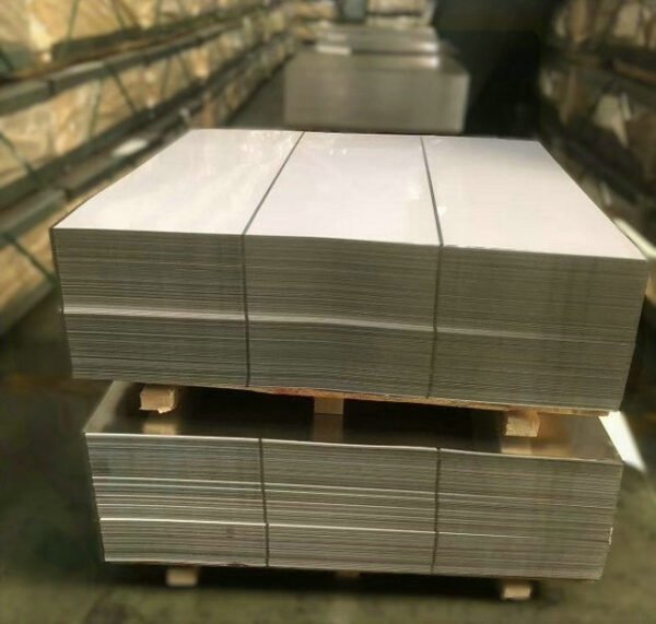 Premium quality MR Bright Finish Tinplate Sheets T4CA T5CA TINPLATE SHEETS Double-Side White Lacquer