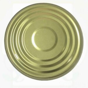 Cheap price Food Packing Tinplate Tin Can Lids 153mm Diameter 603D Bottom End Golden Lacquer BPANI