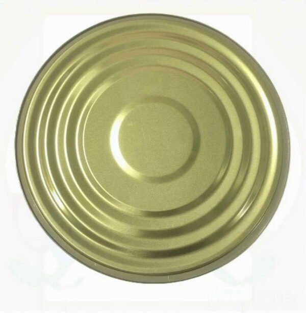Cheap price Food Packing Tinplate Tin Can Lids 153mm Diameter 603D Bottom End Golden Lacquer BPANI