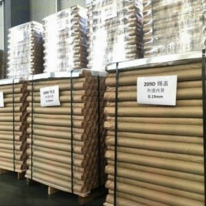 Premium materials 209D 62mm Tinplate Lid For Tin Can Cover Bottom Electrolytic Tin Plate Packaging