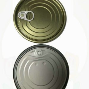 High-grade Round Shape EOE #401 99mm Tinplate Lid with Silver Golden or White Aluminum Finish