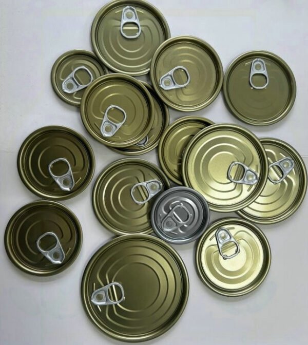 ISO-certified quality 401 Diameter 99mm Tinplate Lid Rust Resistance For Easy Open Round Lid EOE Cans