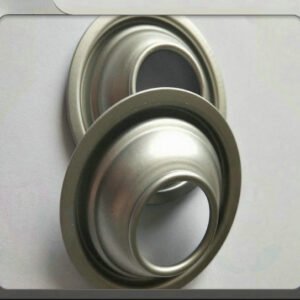 Fast delivery SPTE Aerosol Cone Tinplate Lid Dome Bottoms For Aerosol Tin Can Non Spill Cover