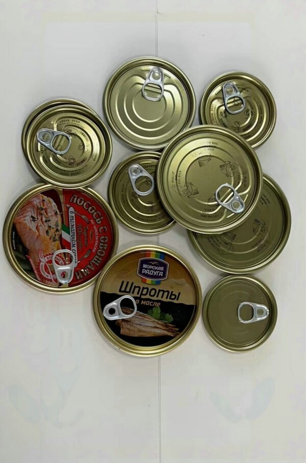 Premium materials Dia 99mm Food Packaging Tinplate Bottom Lid Normal Tinned Round Bottle End