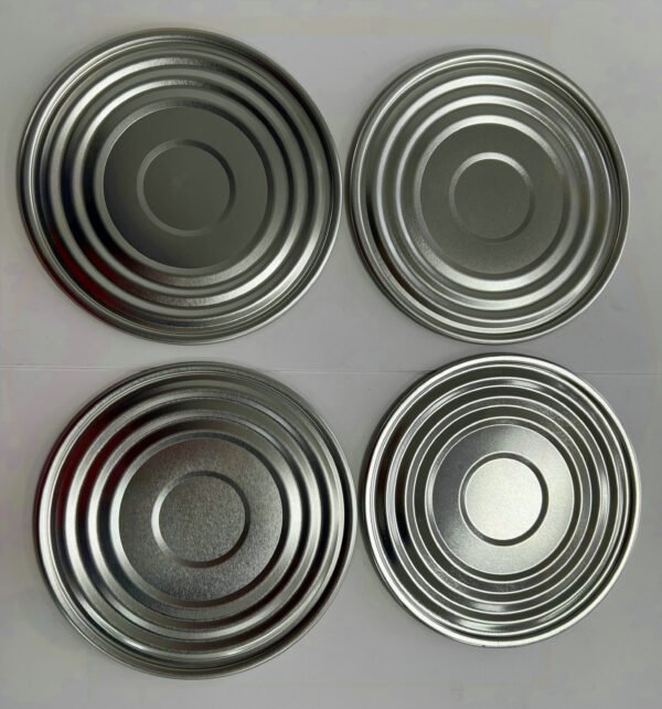 Expert craftsmanship 603D 153mm Bottom Ends Tinplate Tin Cover Can Gold Silver Lid