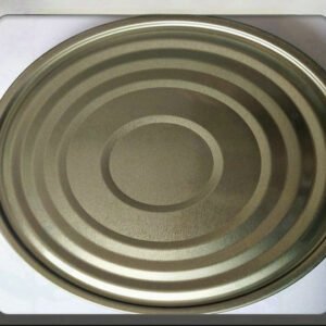 Expert craftsmanship 307# 83mm golden lacquer organosol paste tinplate metal cans lid bottom cover tin lid