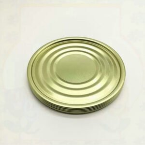 Factory-direct pricing Rust resistance Tinplate Normal end lid 307# Storage Food Tin Lids tinplate
