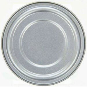 Best quality 83.3mm Organosol Paste BPA free white coating Tinplate Metal Cans Lid Bottom Cover 307# food tin can meat tin can