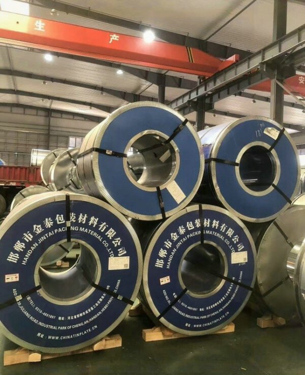 Budget-friendly deals ETP Tinplate / Coil DR8 DR9 Tin Plated Steel Sheet for Food Usage with Inside Coating