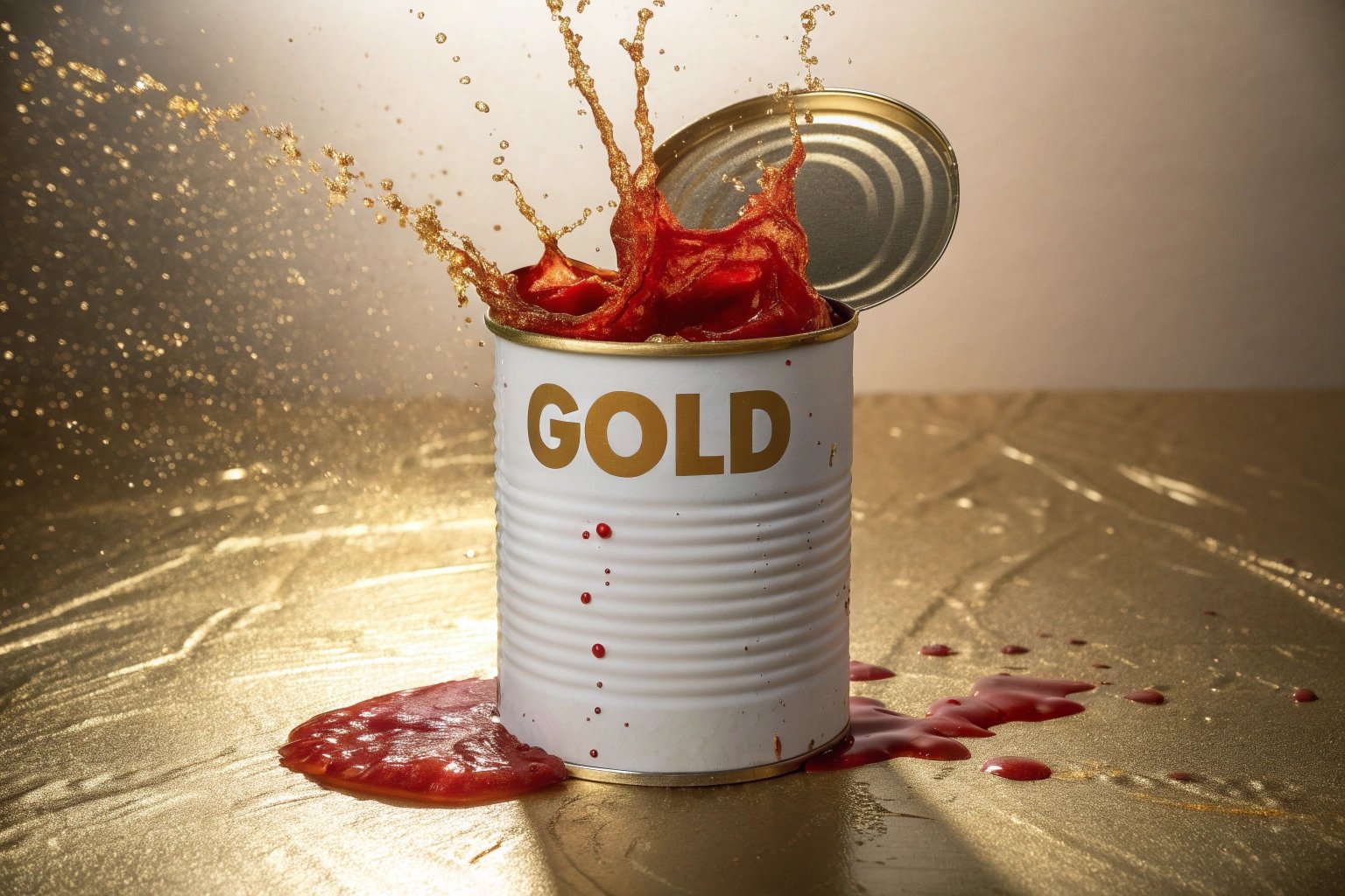 Corrosion on tinplate can