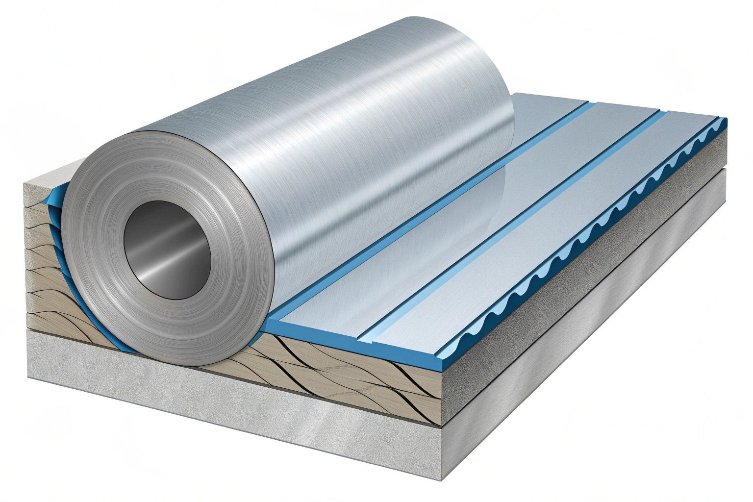 Microscope view of tinplate edge defects