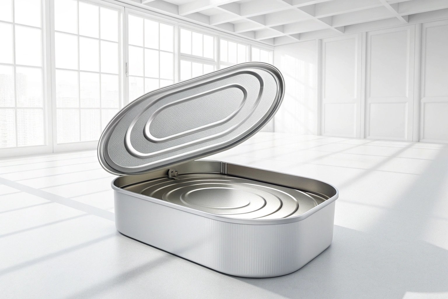 Technical drawing example with dual dimensions for a 307 can end