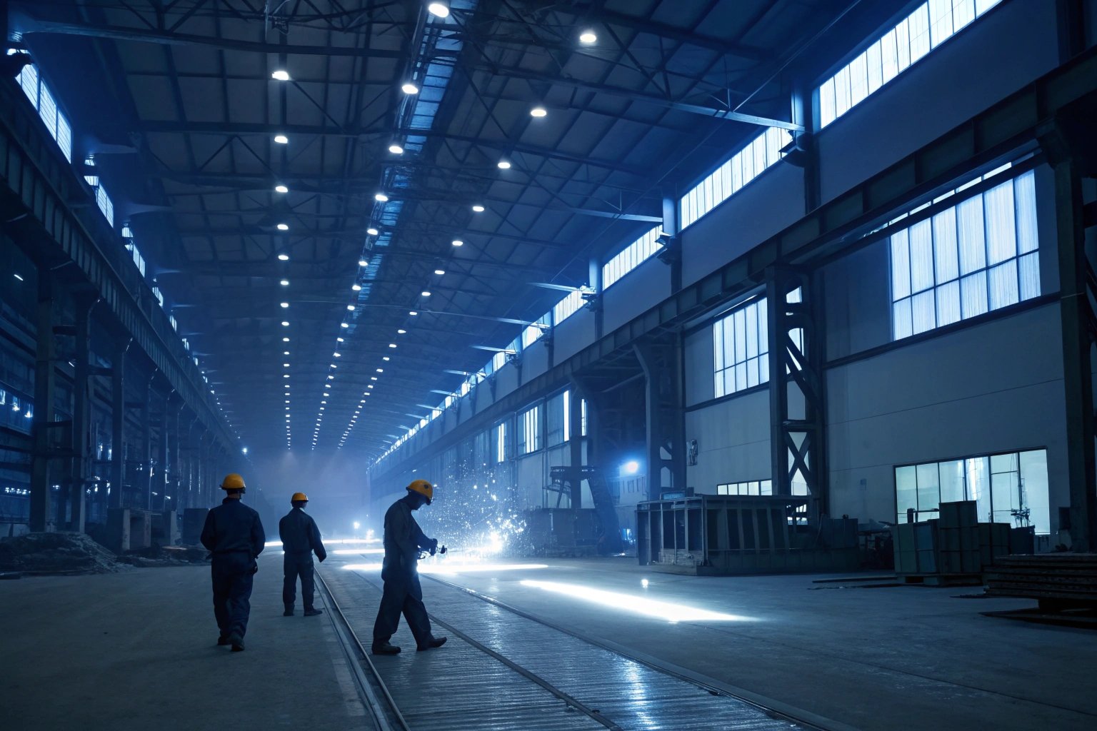 Automated production line manufacturing tinplate ends