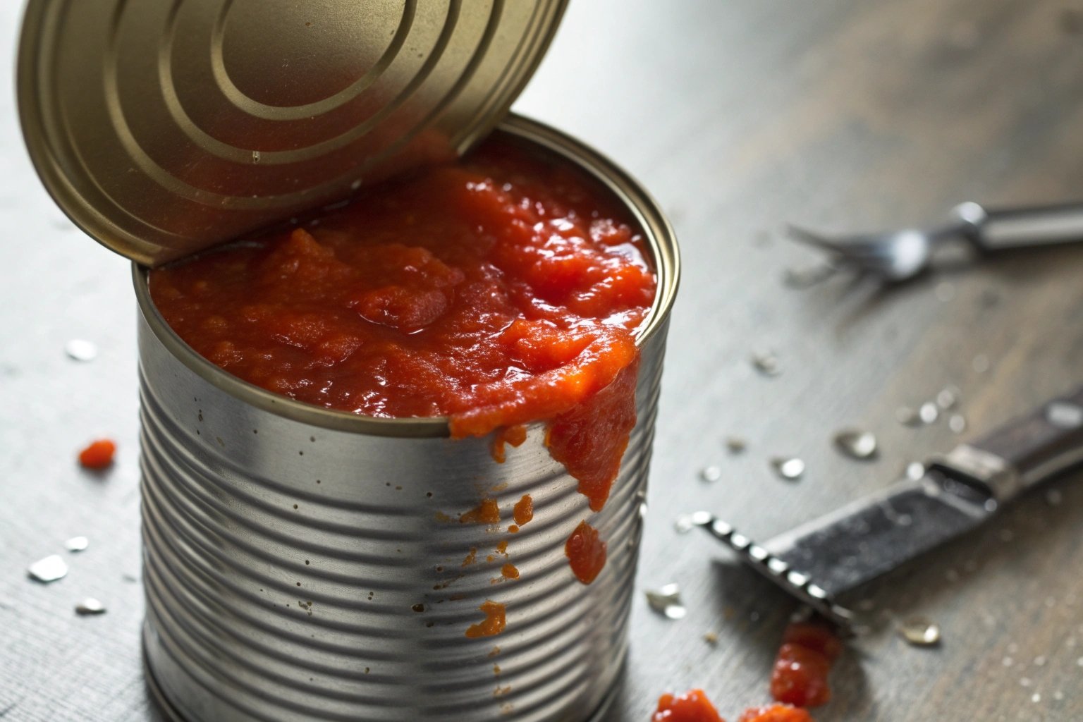 Metal contamination risk diagram in canning