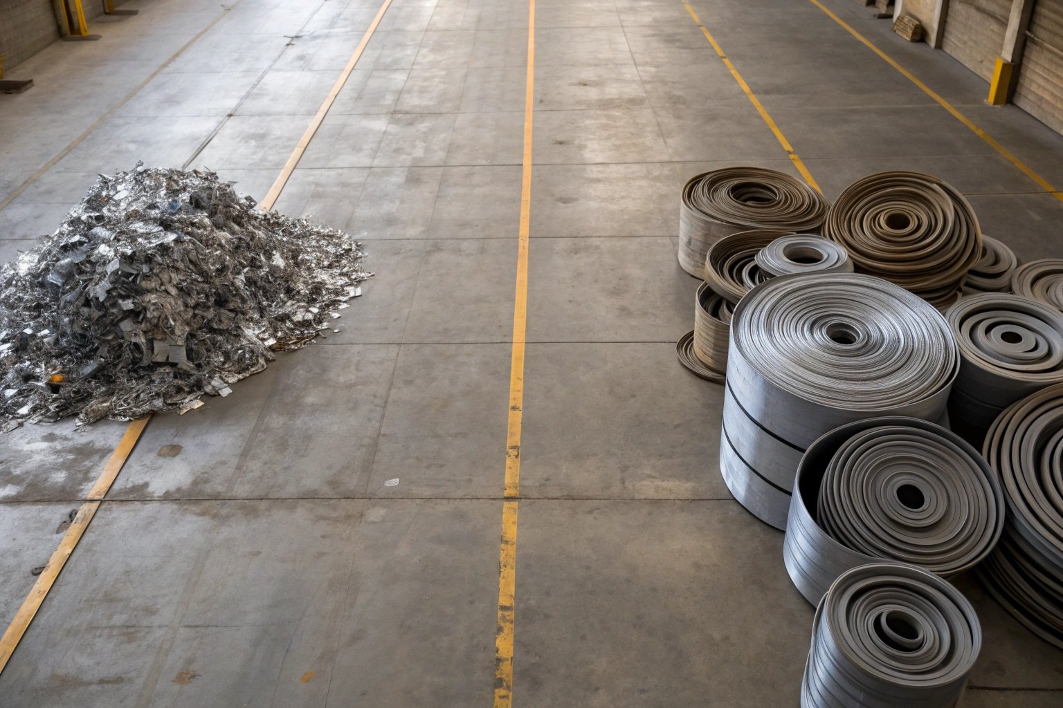 Comparison of straight cut vs scroll cut tinplate sheets